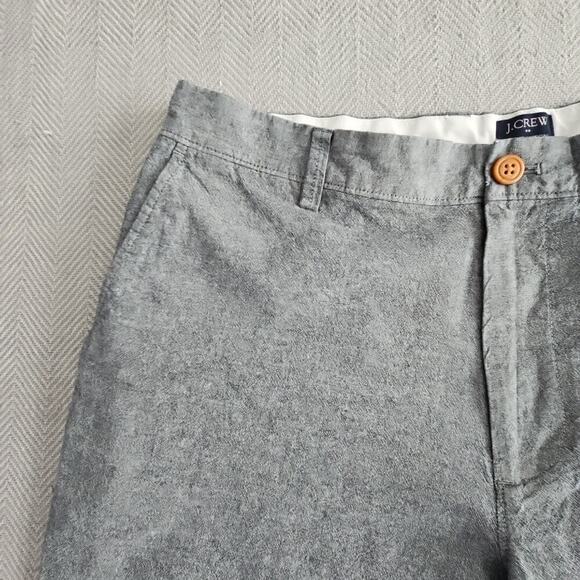 J Crew Shorts Men's Size 35W Gray 10" Inseam 100% Cotton Style 37202 Y2K Preppy - Picture 4 of 12